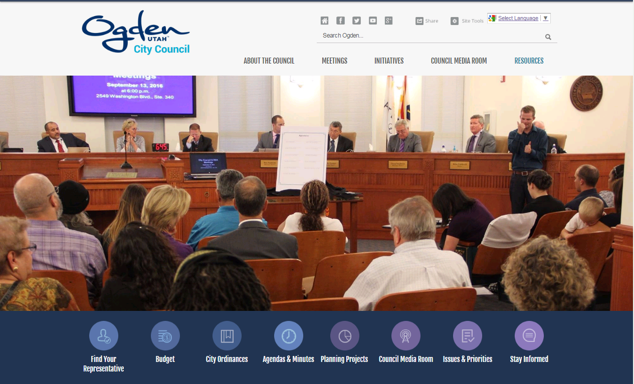 Ogden City Council Website